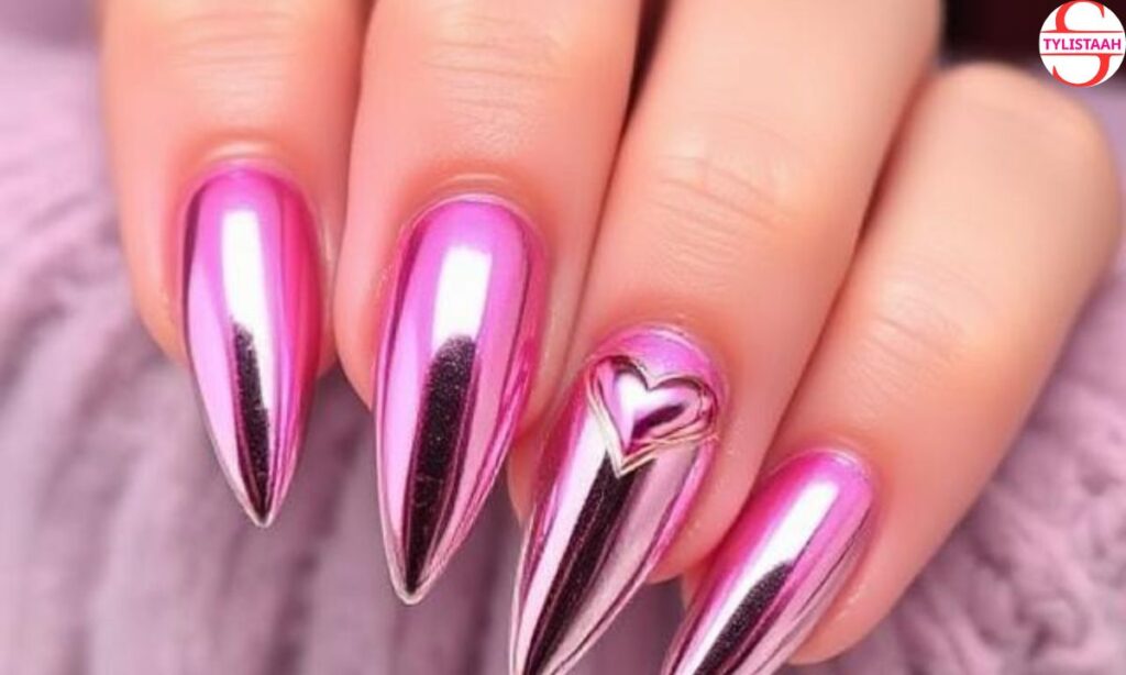 trendy-chrome-valentines-day-nails