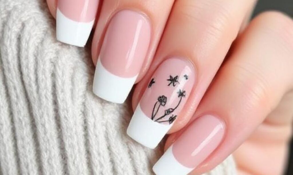 Classy French Nail Art