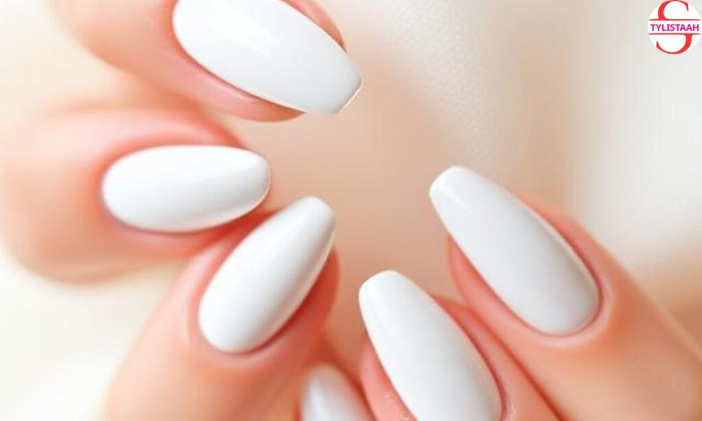 white-chrome-nails