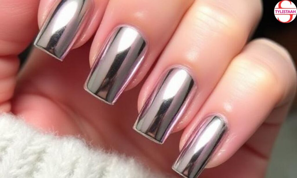 chrome-square-nail-design