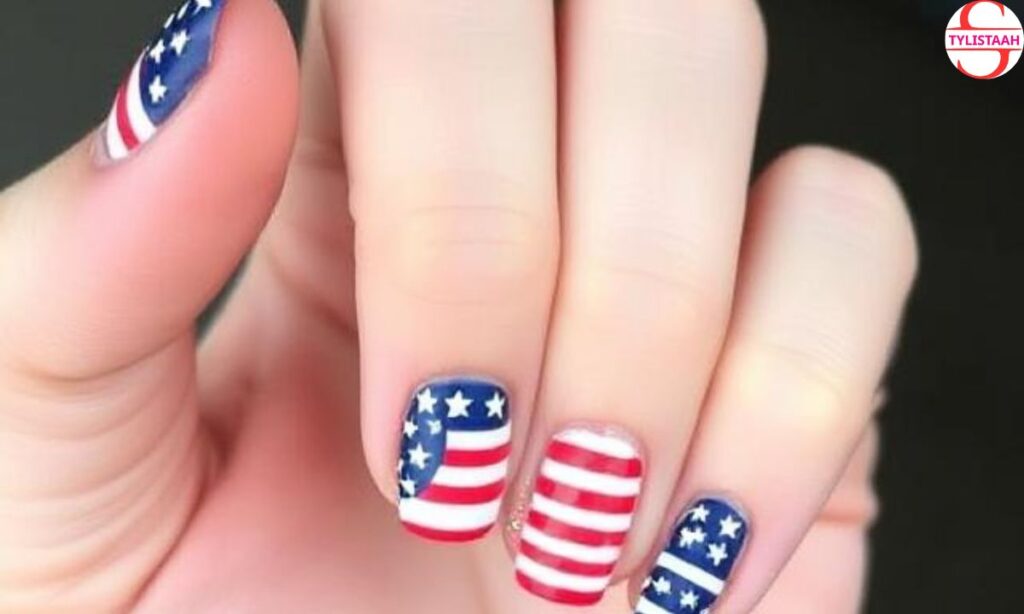 classic-american-flag-short-nails