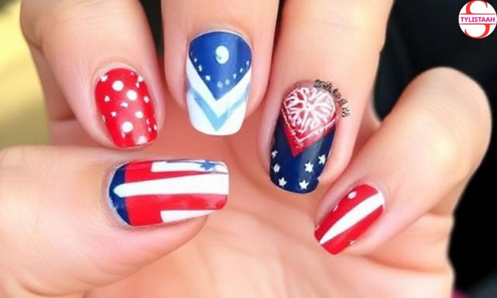 cute-4th-of-july-bandana-nails