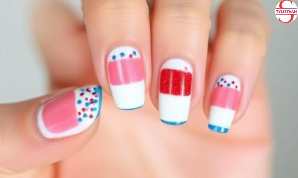 cute-fourth-of-july-popsicle-nail-art
