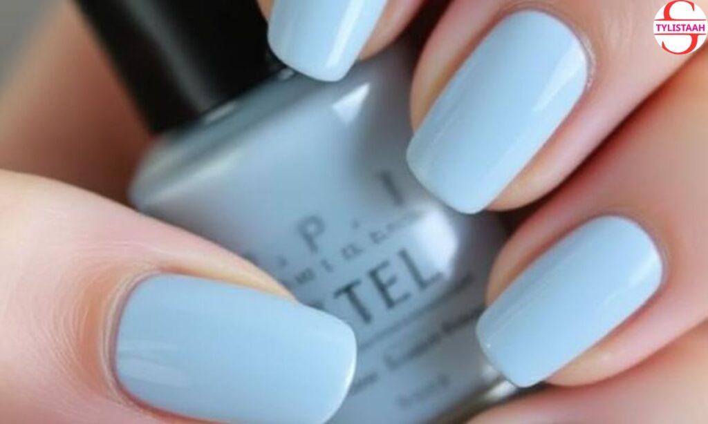 cute-light-blue-fall-nails