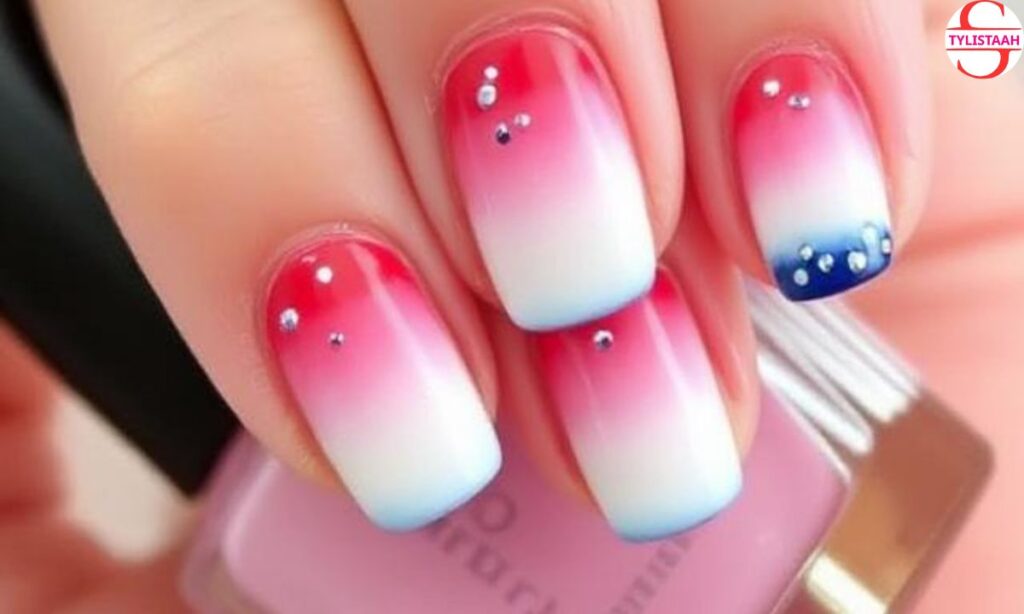 cute-ombre-4th-of-july-nails