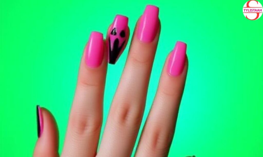 pink-halloween-coffin-nails