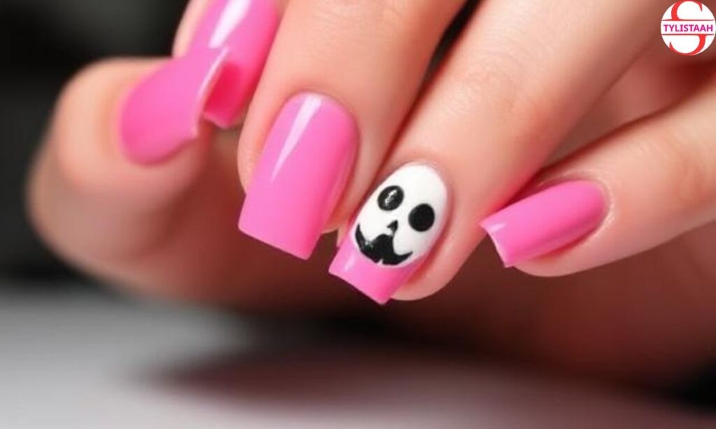 pink-square-halloween-nails