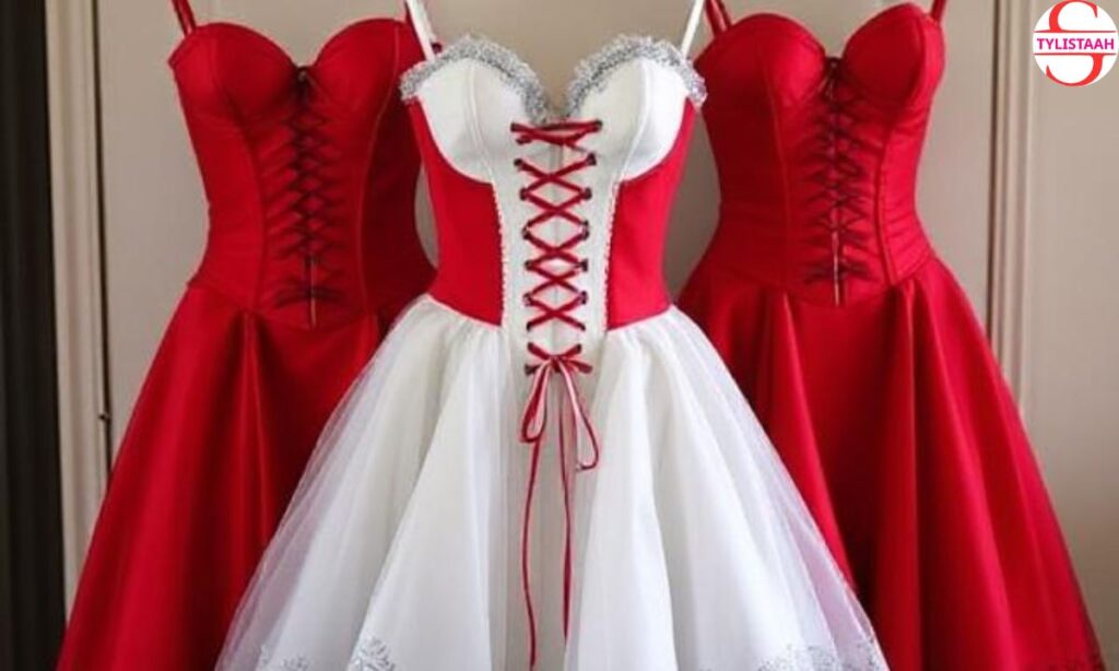 red-white-and-black-corset-dresses