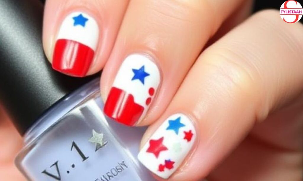 simple-4th-of-july-nails-with-stars
