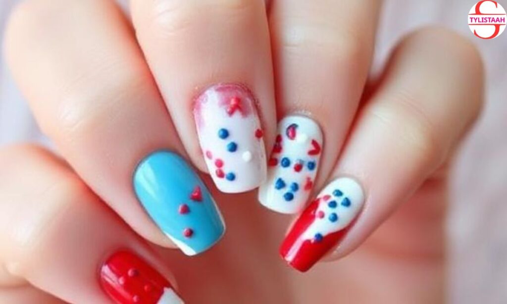 simple-ice-cream-4th-of-july-nails