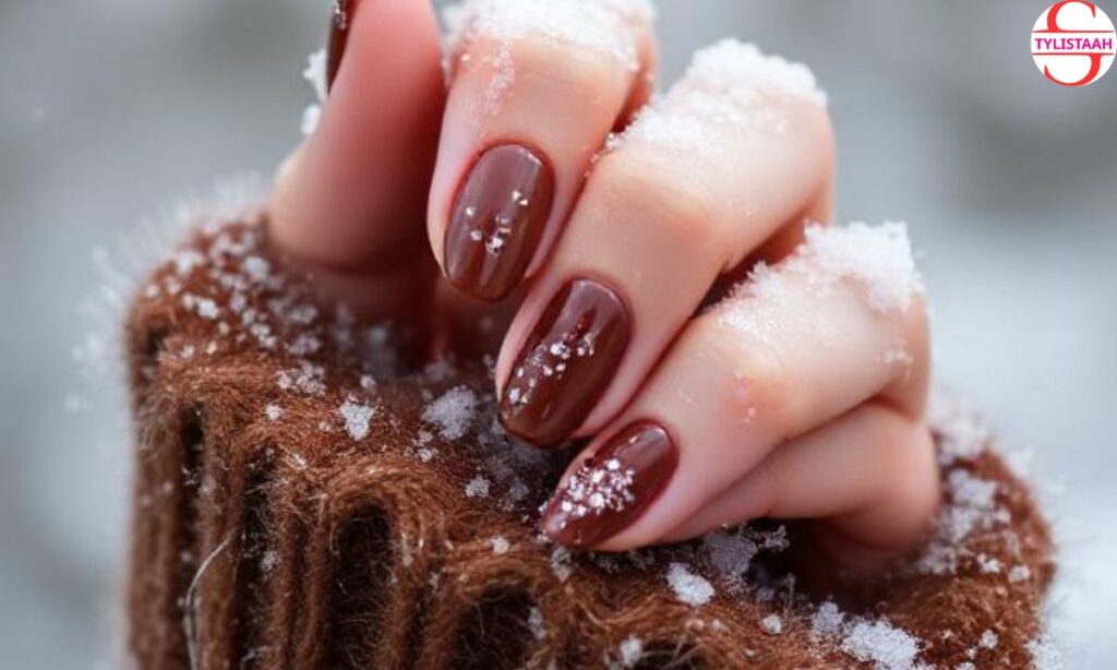Brown Winter Nails
