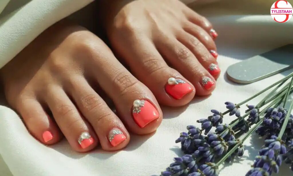 Elegant summer pedicure inspirations