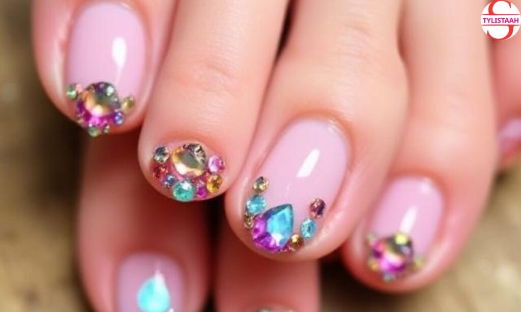 Gemstones pedicure