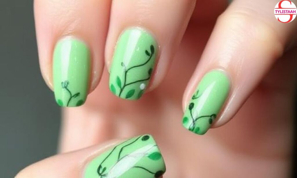 Green Nail Art
