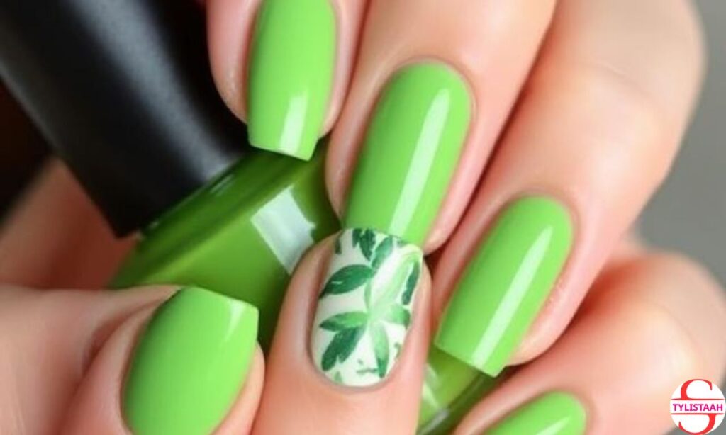 Green Nail Art