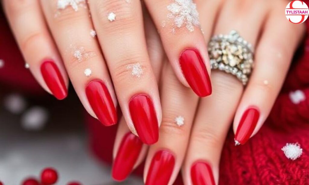 Red Winter Nails