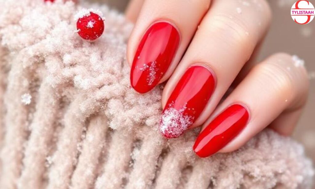 Red Winter Nails