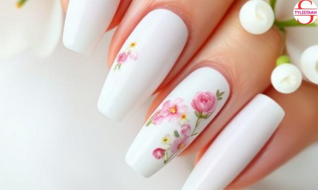 Classy White French Tip Nail Designs
