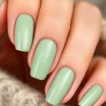 sage green nails